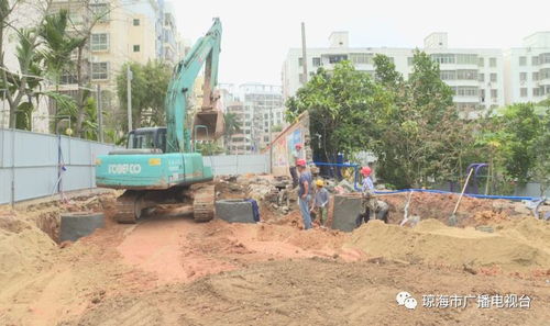 瓊海市一小門前路延長線市政工程進入沖刺階段 打通城市脈絡，提升區域發展新動能
